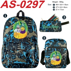 Rick and Morty Anime canvas ba...