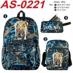 Death note Anime canvas backpa...
