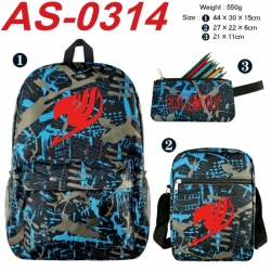 Fairy tail Anime canvas backpa...