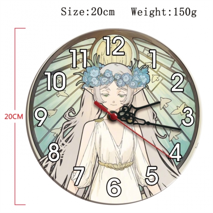 Frieren: Beyond Journey's Anime print alarm clock wall clock personality clock packaging size 25X25X4cm