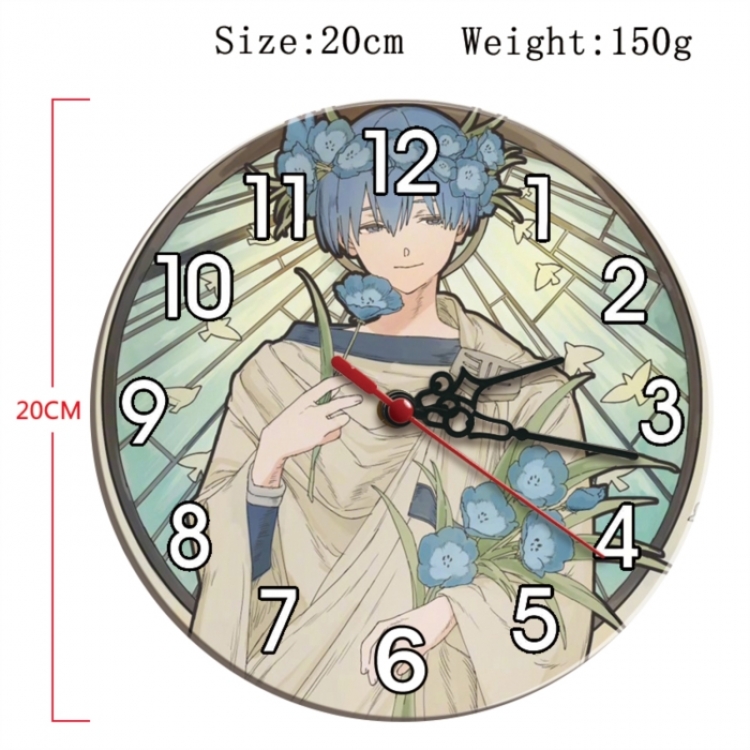Frieren: Beyond Journey's Anime print alarm clock wall clock personality clock packaging size 25X25X4cm