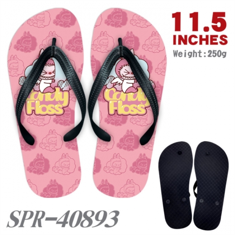 LABUBU Thickened rubber flip-flops slipper average size 