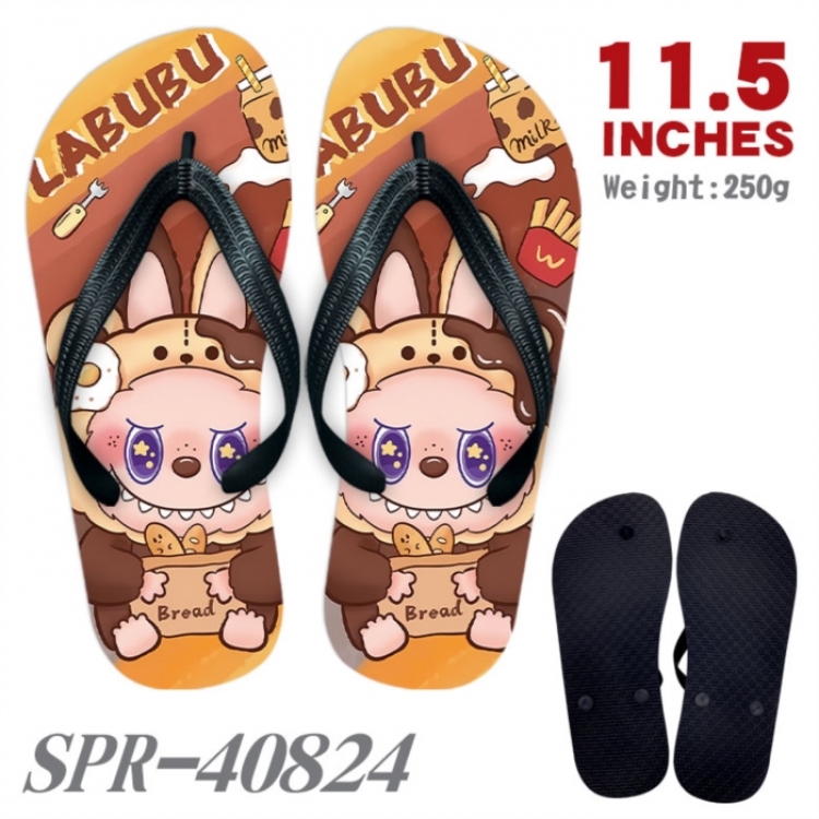LABUBU Thickened rubber flip-flops slipper average size 