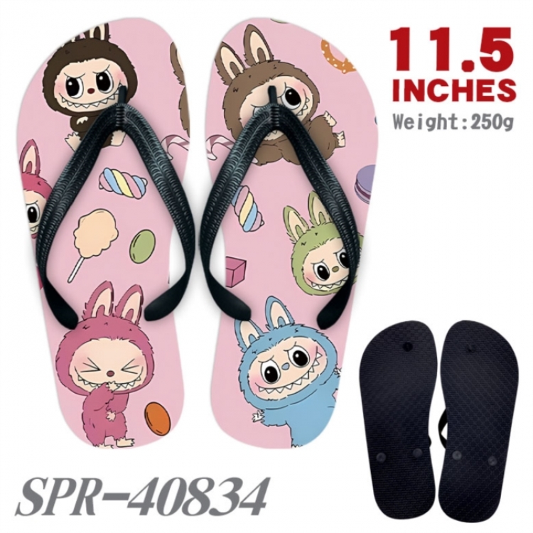 LABUBU Thickened rubber flip-flops slipper average size 