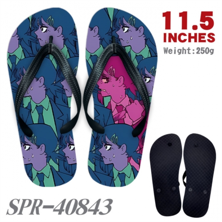 Chainsaw man Thickened rubber flip-flops slipper average size 