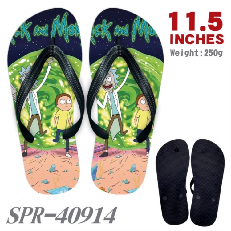 Rick and Morty Thickened rubber flip-flops slipper average size 