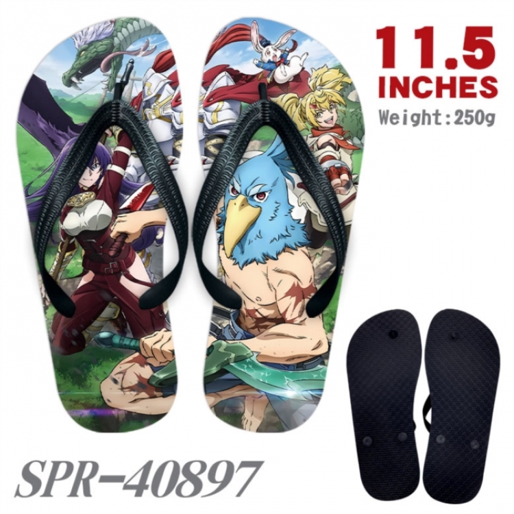 Shangri-La Frontier Thickened rubber flip-flops slipper average size 
