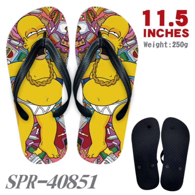 The Simpsons Thickened rubber flip-flops slipper average size 