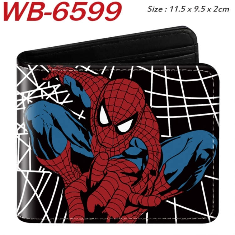 Marvel  Animation color PU leather half fold wallet 11.5X9X2CM