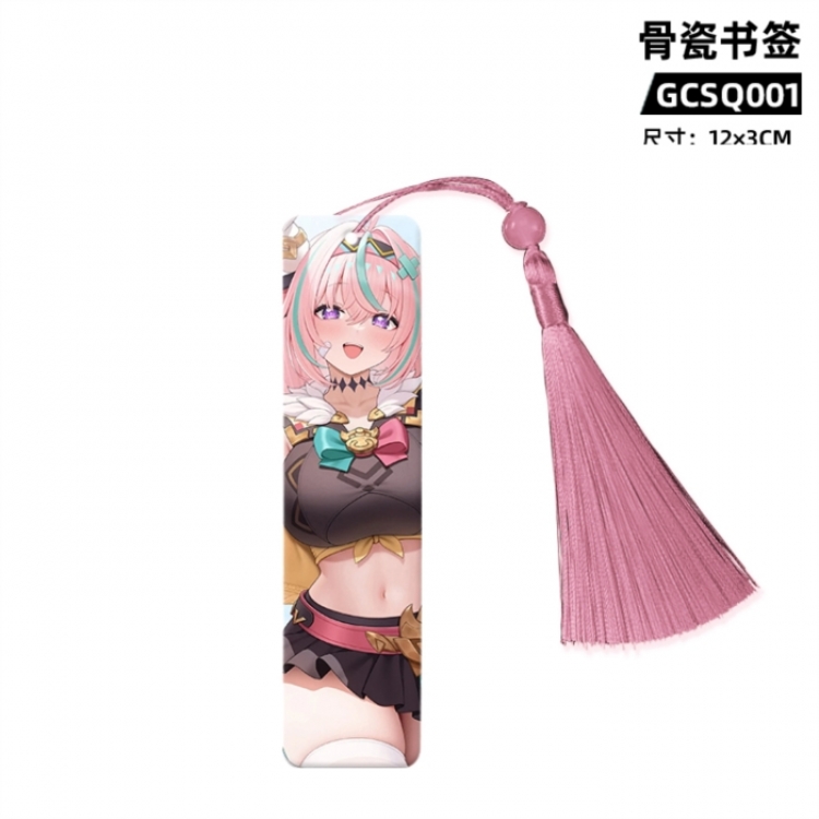 Genshin Impact Game bone china bookmark 12X3cm