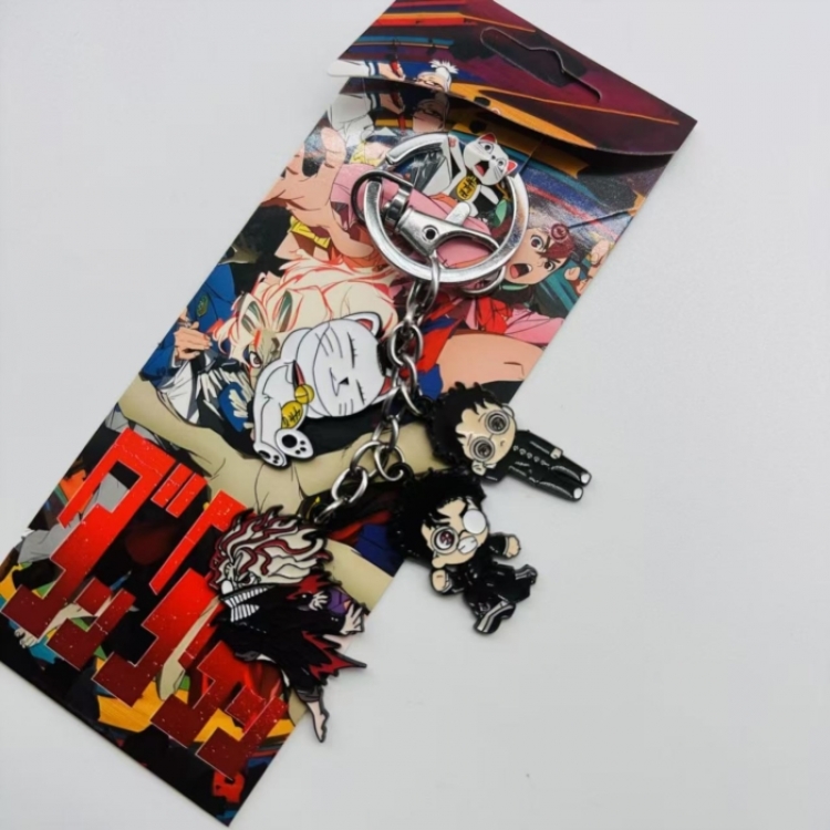 Dandadan Anime cartoon  pendant metal keychain backpack pendant
