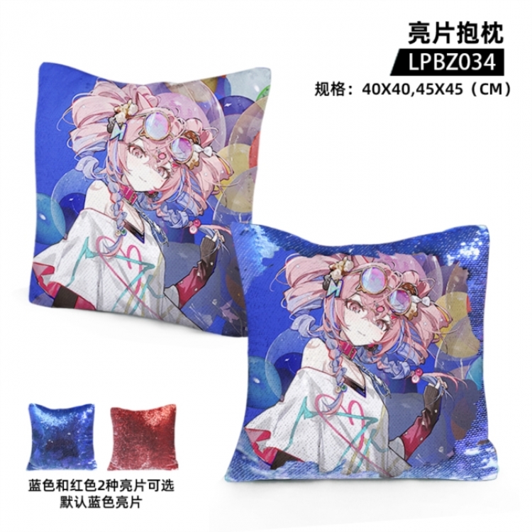 Arknights Game glitter pillow 40x40cm