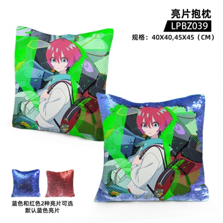 Gundam Game glitter pillow 40x40cm
