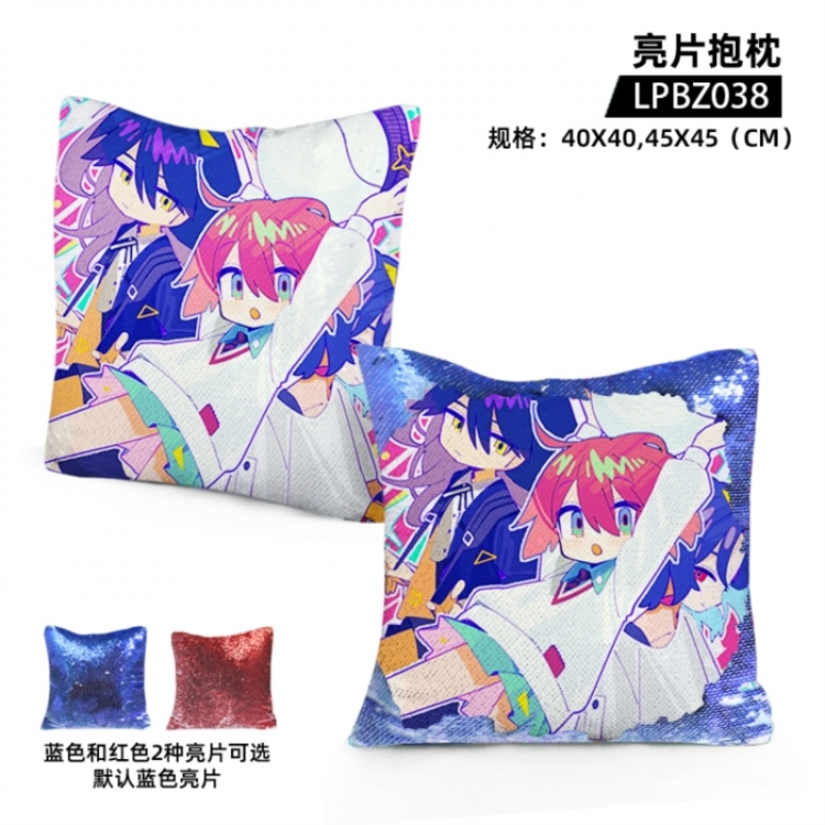  Gundam Anime sequin pillow 45x45cm