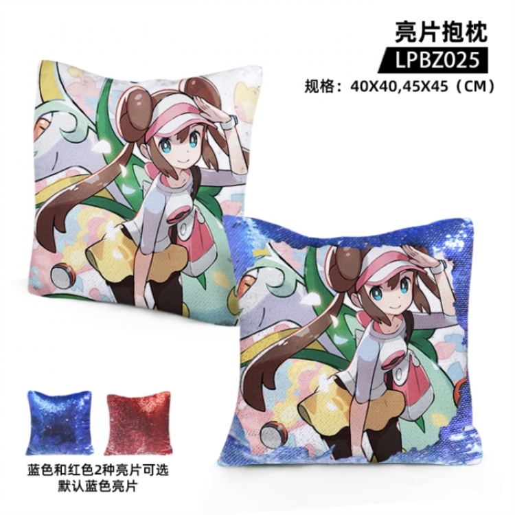 Pokemon Anime sequin pillow 45x45cm