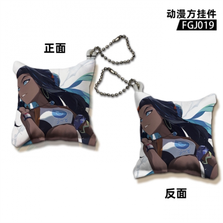 Pokemon Game pillow keychain pendant