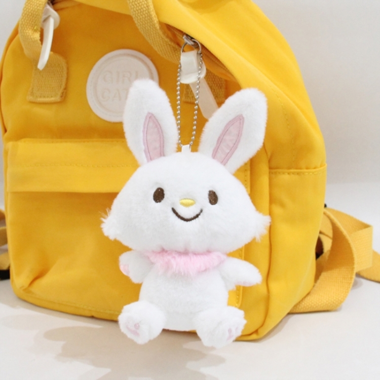 sanrio Little rabbit fur PP cotton plush toy pendant 12x10x5cm  price for 5 pcs