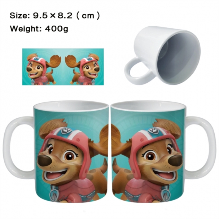 PAW Patrol Anime peripheral ceramic cup tea cup drinking cup 9.5X8.2cm