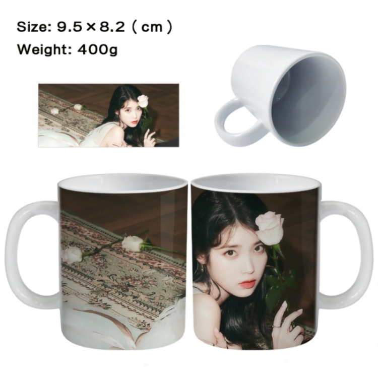 IU Anime peripheral ceramic cup tea cup drinking cup 9.5X8.2cm