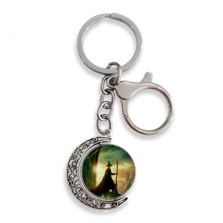 The Wicked Anime double-sided crystal rotating gemstone keychain pendant price for 5 pcs