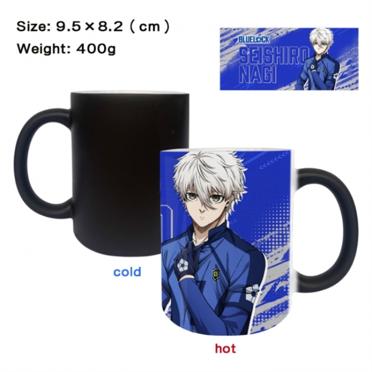 BLUE LOCK Anime peripherals color changing ceramic cup tea cup mug 9.5X8.2cm