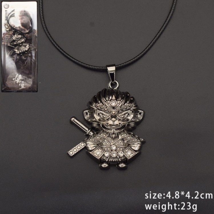 Black Myth Anime peripheral wax rope necklace pendant jewelry price for 5 pcs