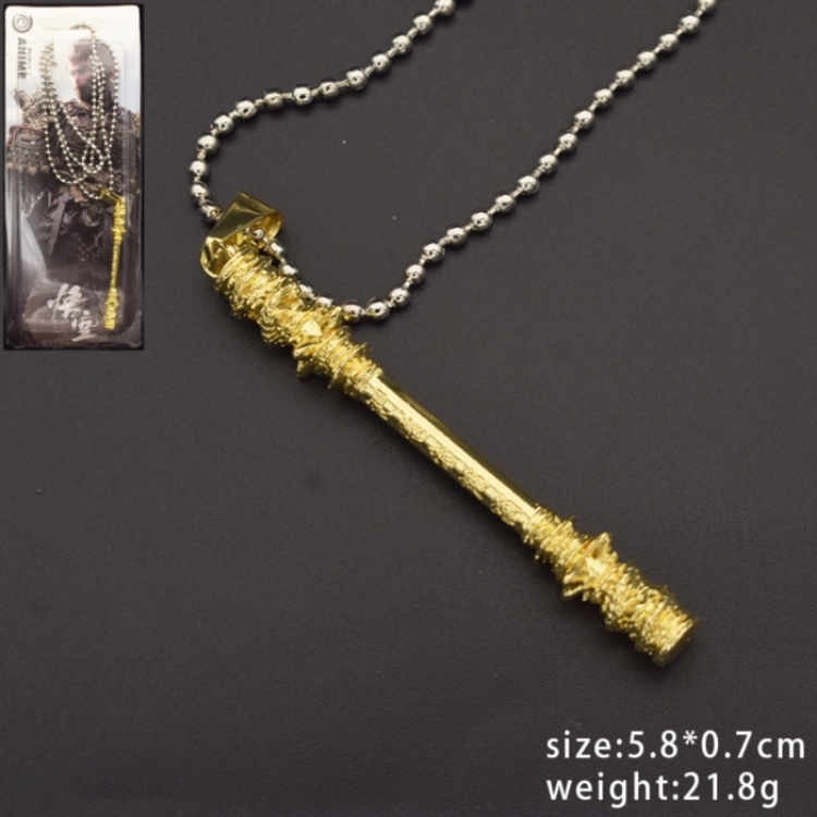 Black Myth Anime cartoon bead chain necklace pendant price for 5 pcs