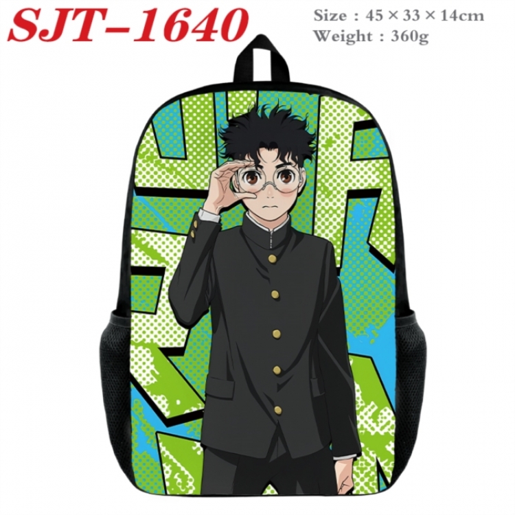 Dandadan Anime nylon canvas backpack student backpack 45x33x14cm