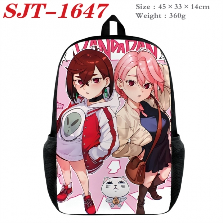 Dandadan Anime nylon canvas backpack student backpack 45x33x14cm