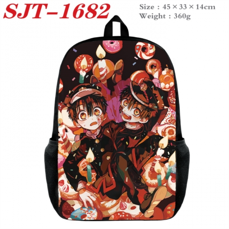 Toilet-bound Hanako-kun Anime nylon canvas backpack student backpack 45x33x14cm