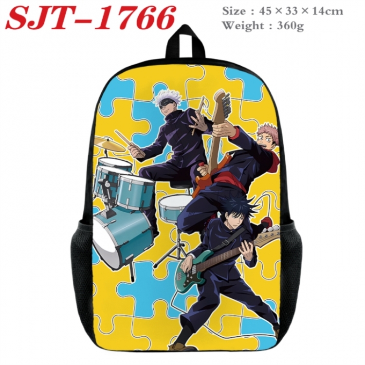 Jujutsu Kaisen Anime nylon canvas backpack student backpack 45x33x14cm
