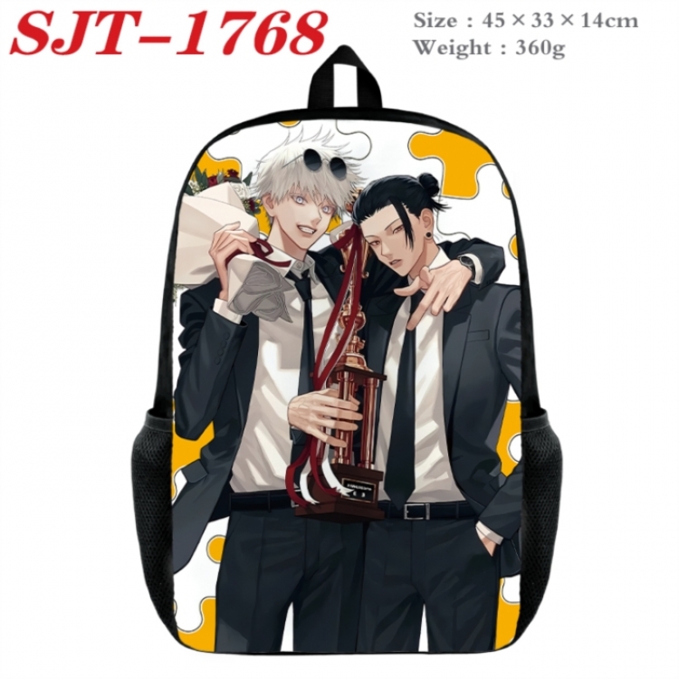 Jujutsu Kaisen Anime nylon canvas backpack student backpack 45x33x14cm