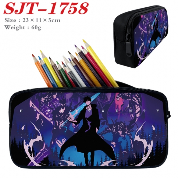 Solo Leveling:Arise Anime nylon student pencil case 23x11x5cm 