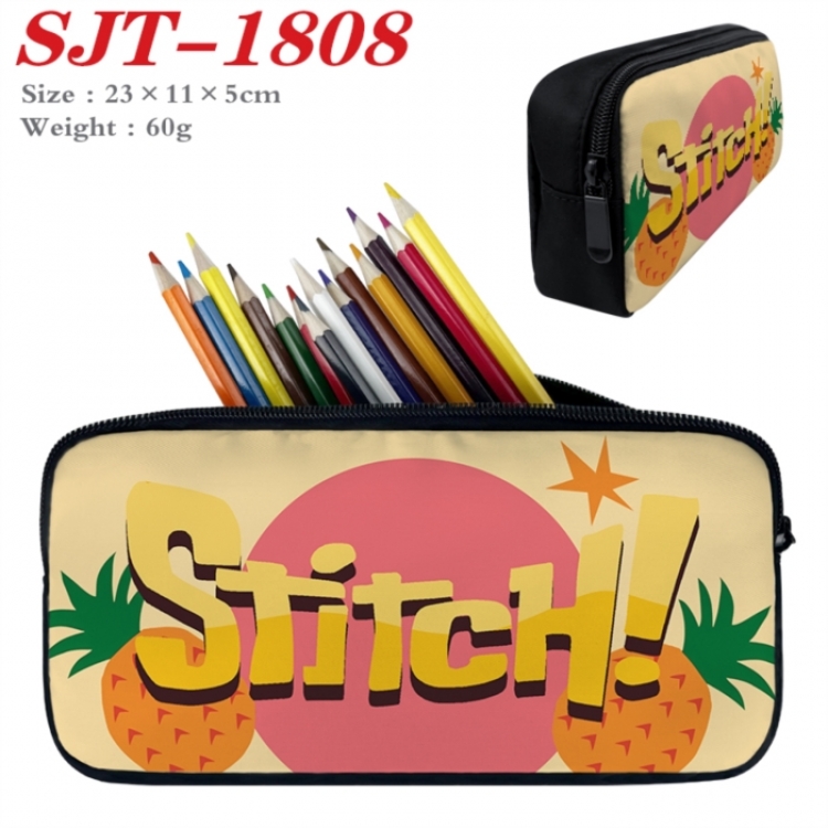 Lilo & Stitch Anime nylon student pencil case 23x11x5cm 