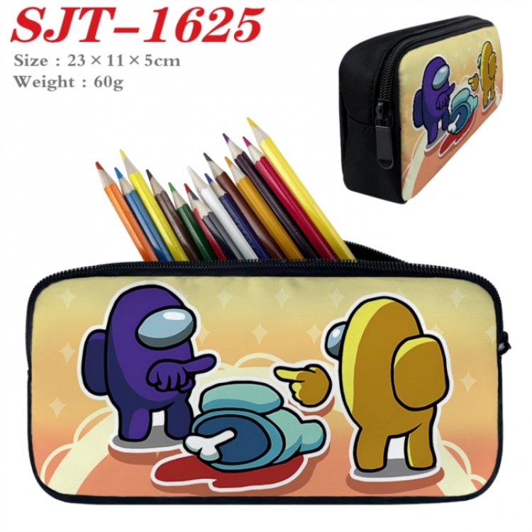 Among us Anime nylon student pencil case 23x11x5cm 