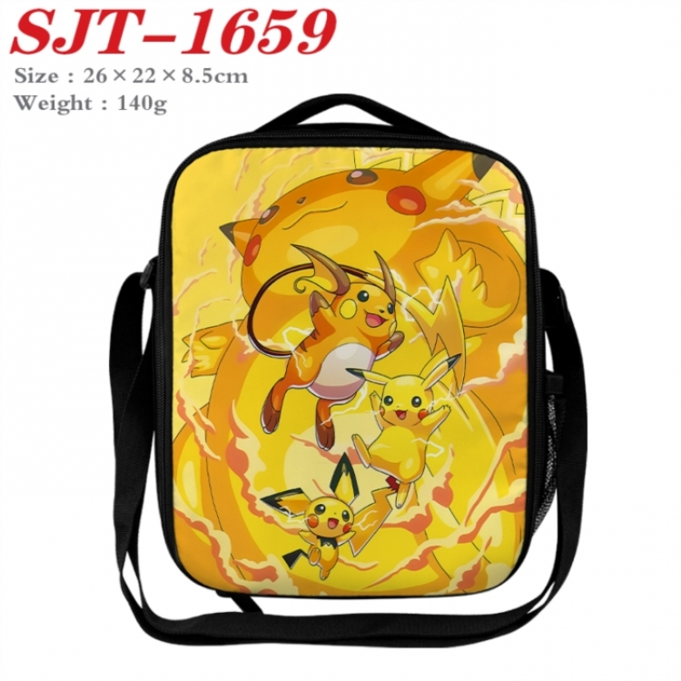 Pokemon Anime Lunch Bag Crossbody Bag 26x22x8.5cm 