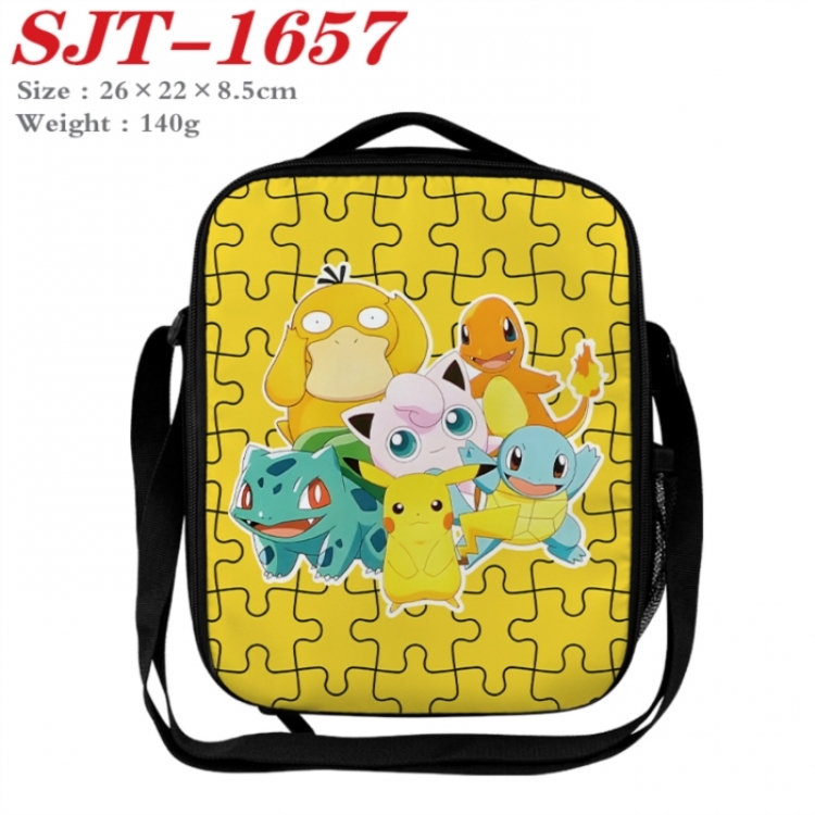Pokemon Anime Lunch Bag Crossbody Bag 26x22x8.5cm 