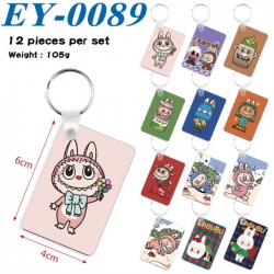 LABUBU Anime rectangular keych...