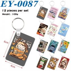 LABUBU Anime rectangular keych...