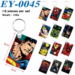 Marvel Anime rectangular keych...