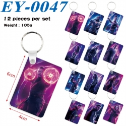 Marvel Anime rectangular keych...