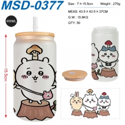 Chiikawa Anime frosted glass c...