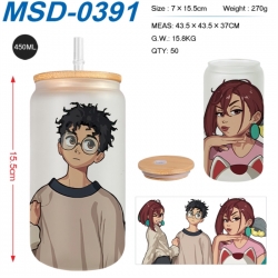 Dandadan Anime frosted glass c...