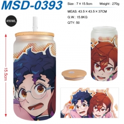 Dandadan Anime frosted glass c...