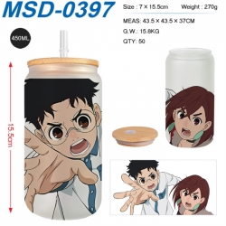 Dandadan Anime frosted glass c...