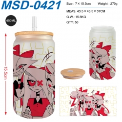 Hazbin Hotel Anime frosted gla...