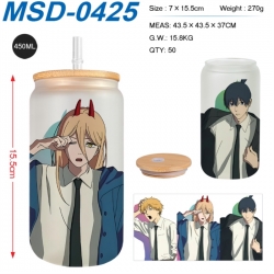 Chainsaw man Anime frosted gla...