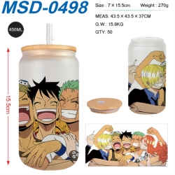 One Piece Anime frosted glass ...