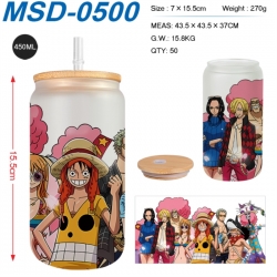 One Piece Anime frosted glass ...