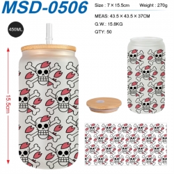 One Piece Anime frosted glass ...